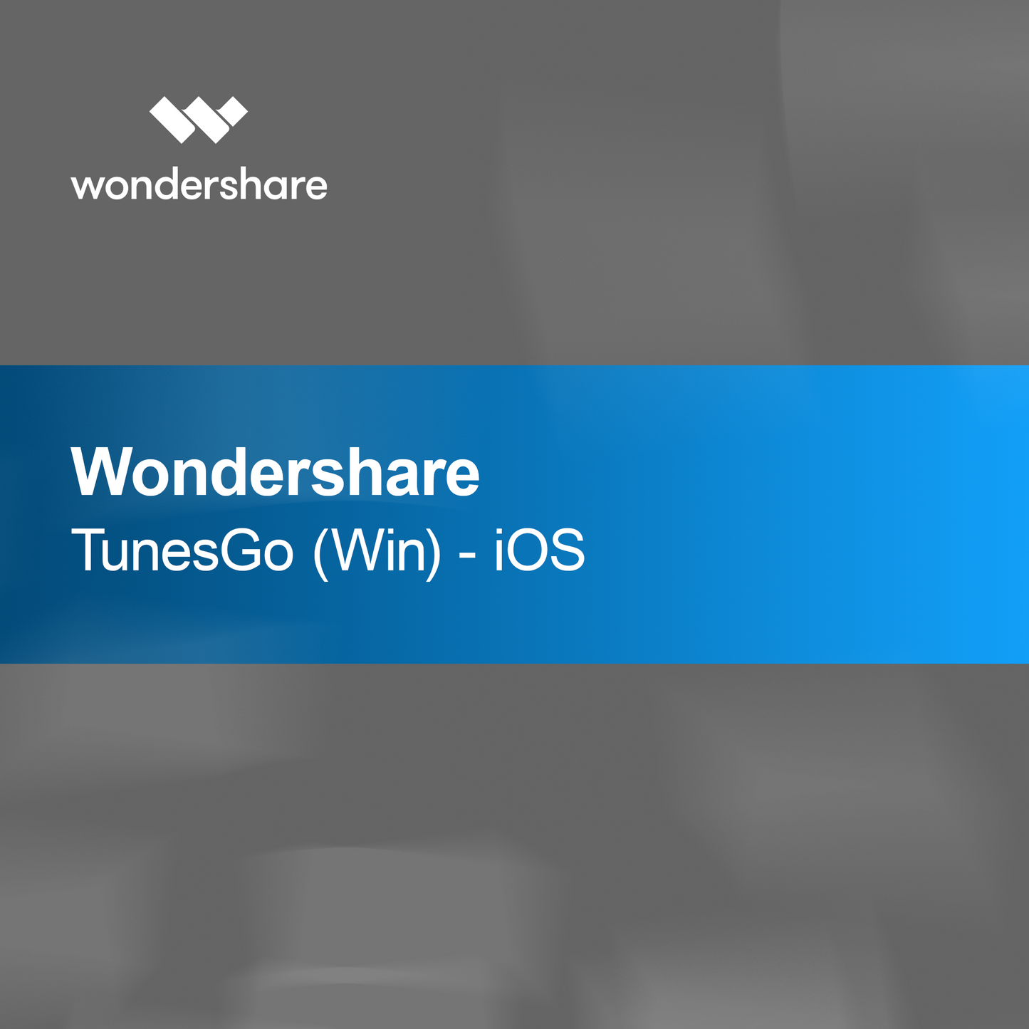 Wondershare TunesGo (Win) - iOS
