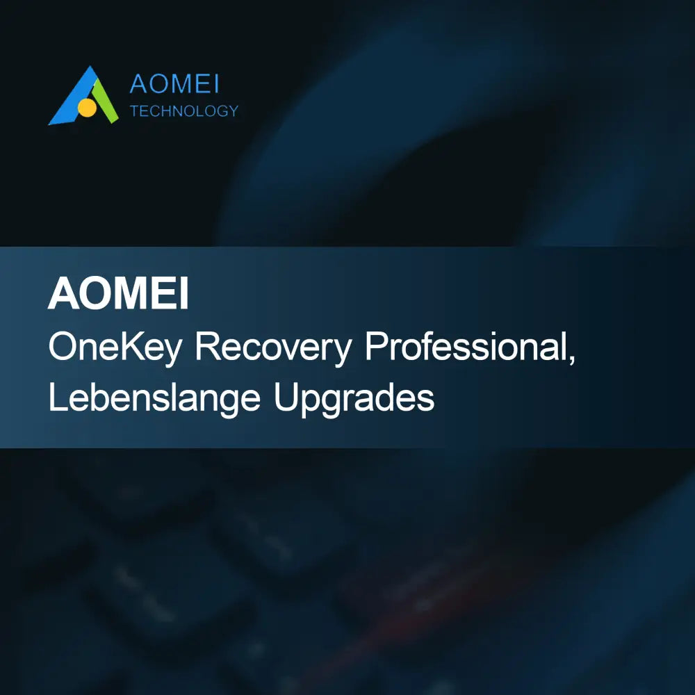 AOMEI OneKey Recovery Professional, doživotní aktualizace