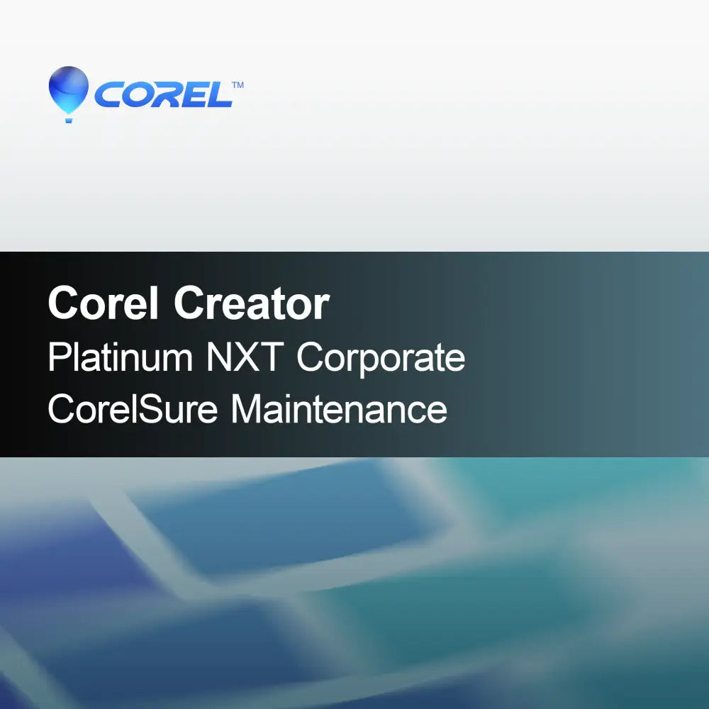 Corel Creator Platinum NXT Corporate CorelSure Údržba