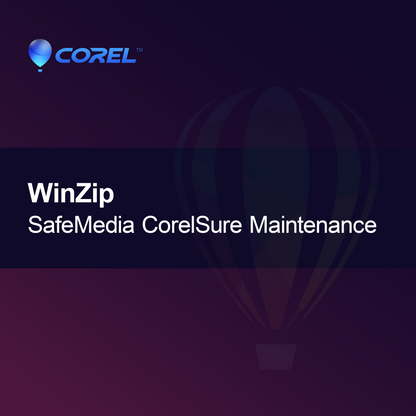 WinZip SafeMedia CorelSure Údržba