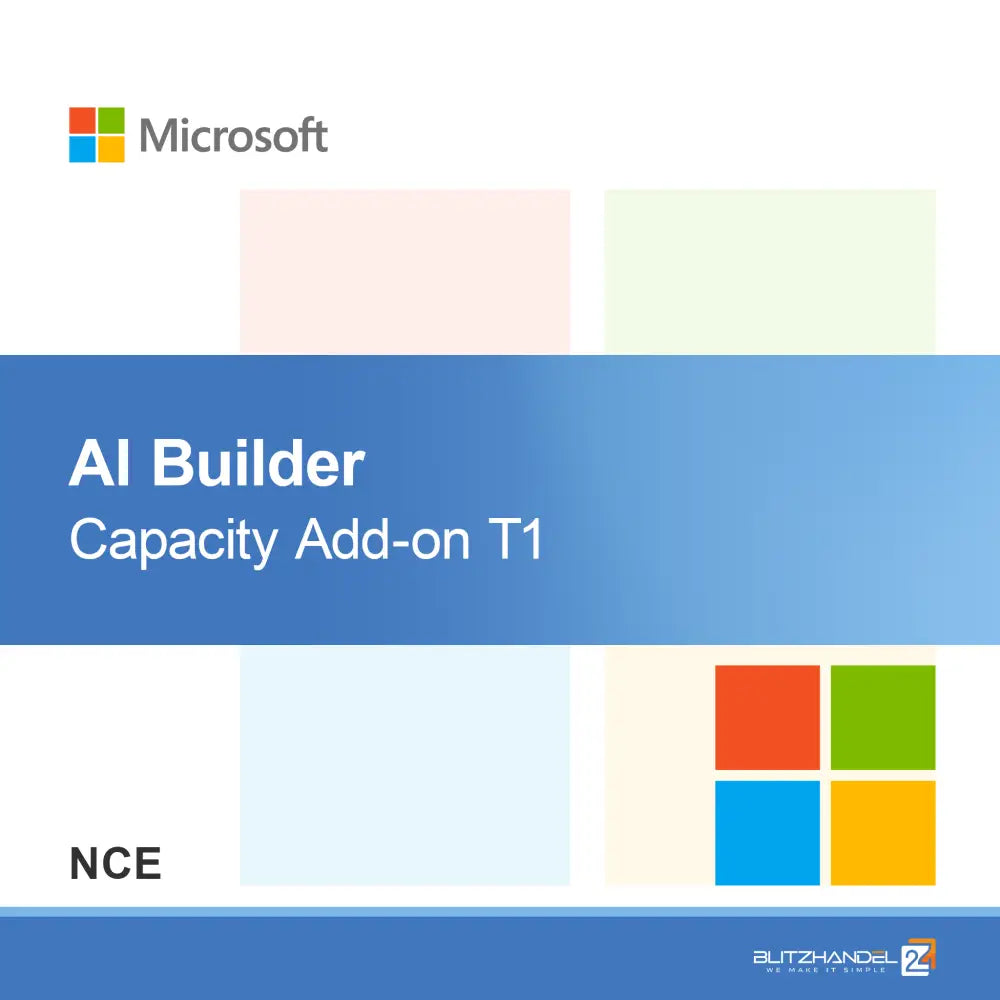 Dodatna zmogljivost AI Builder T1 (NCE)