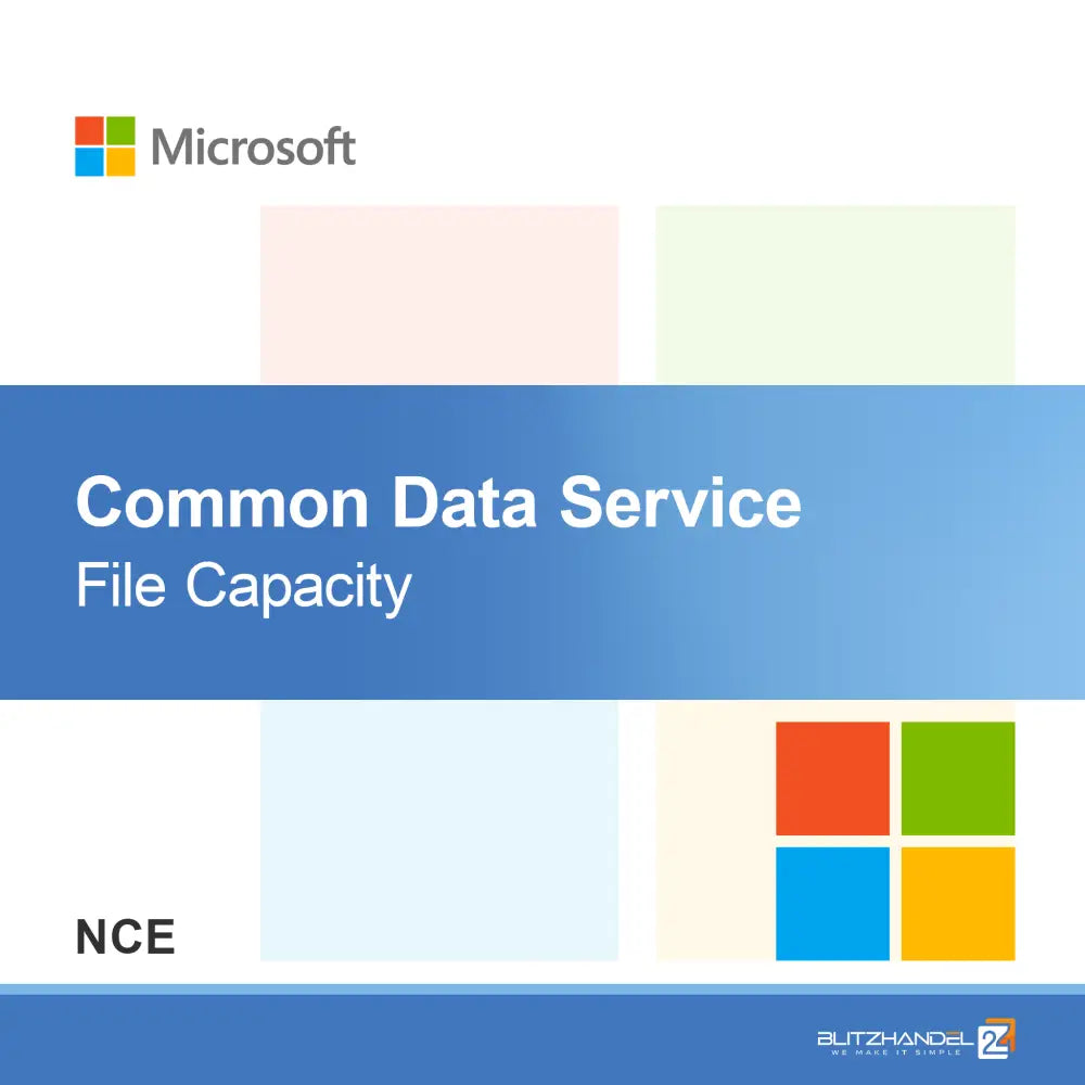 Capacité de fichier du Common Data Service (NCE)