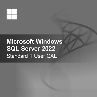 Microsoft SQL Server 2022 Standard 1 CAL utilisateur